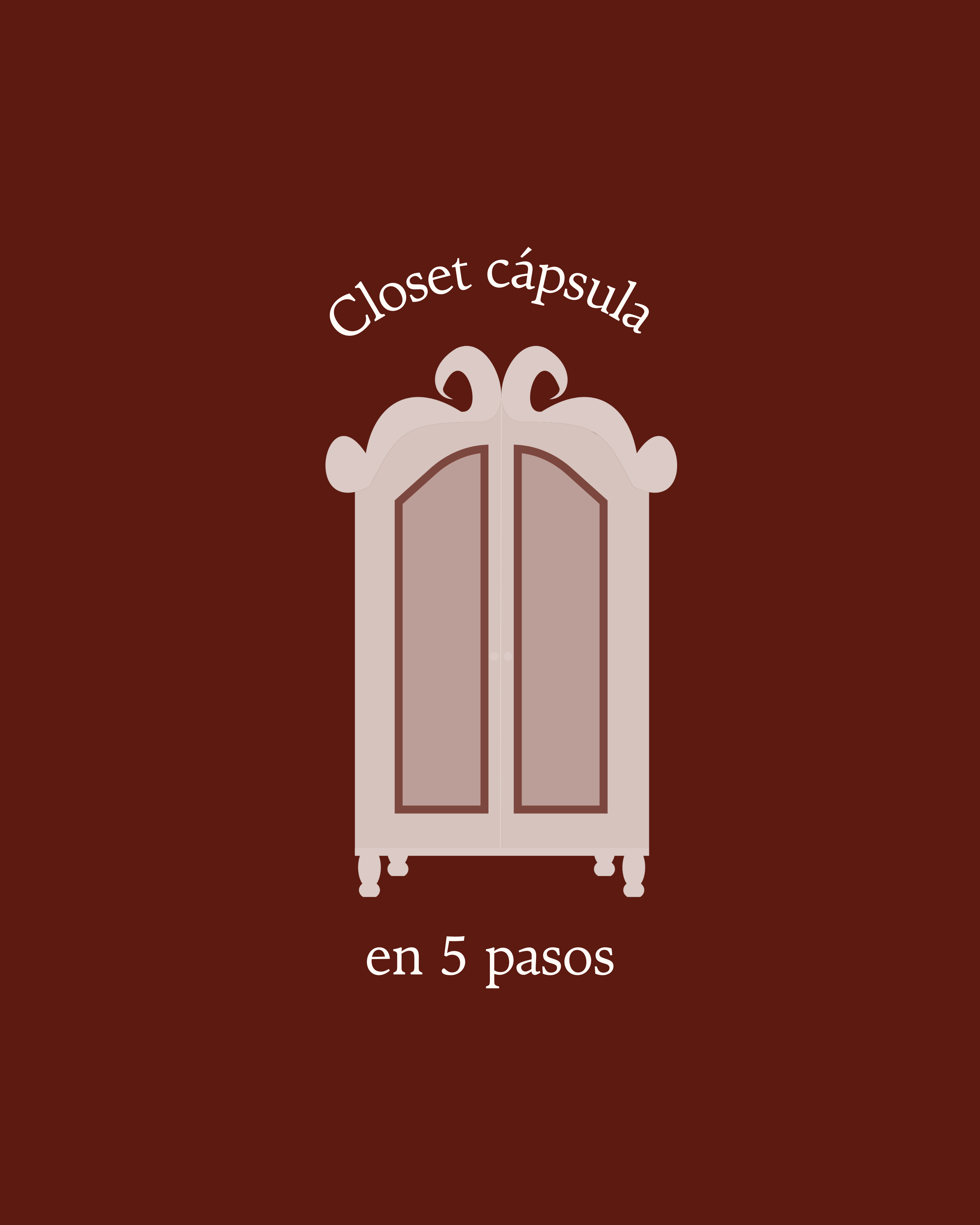 Closet cápsula en 5 pasos