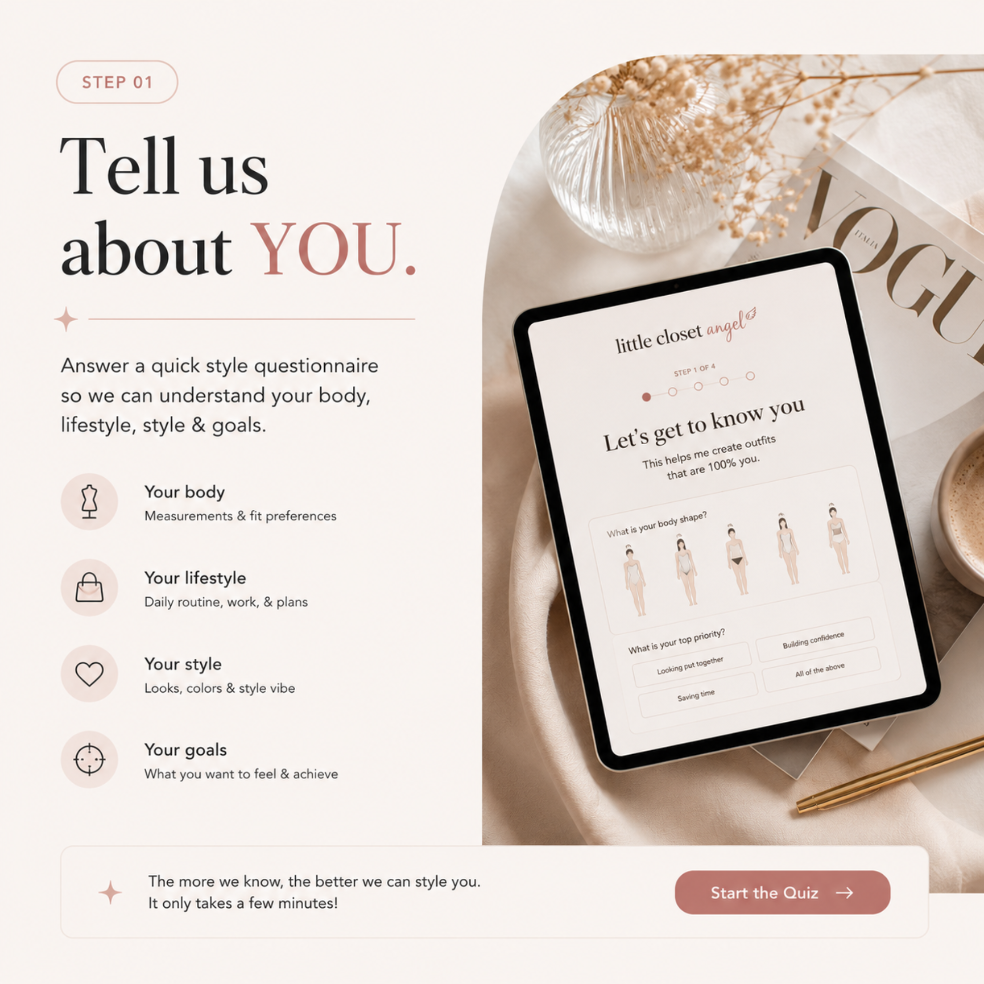 Step 1 — Style Quiz