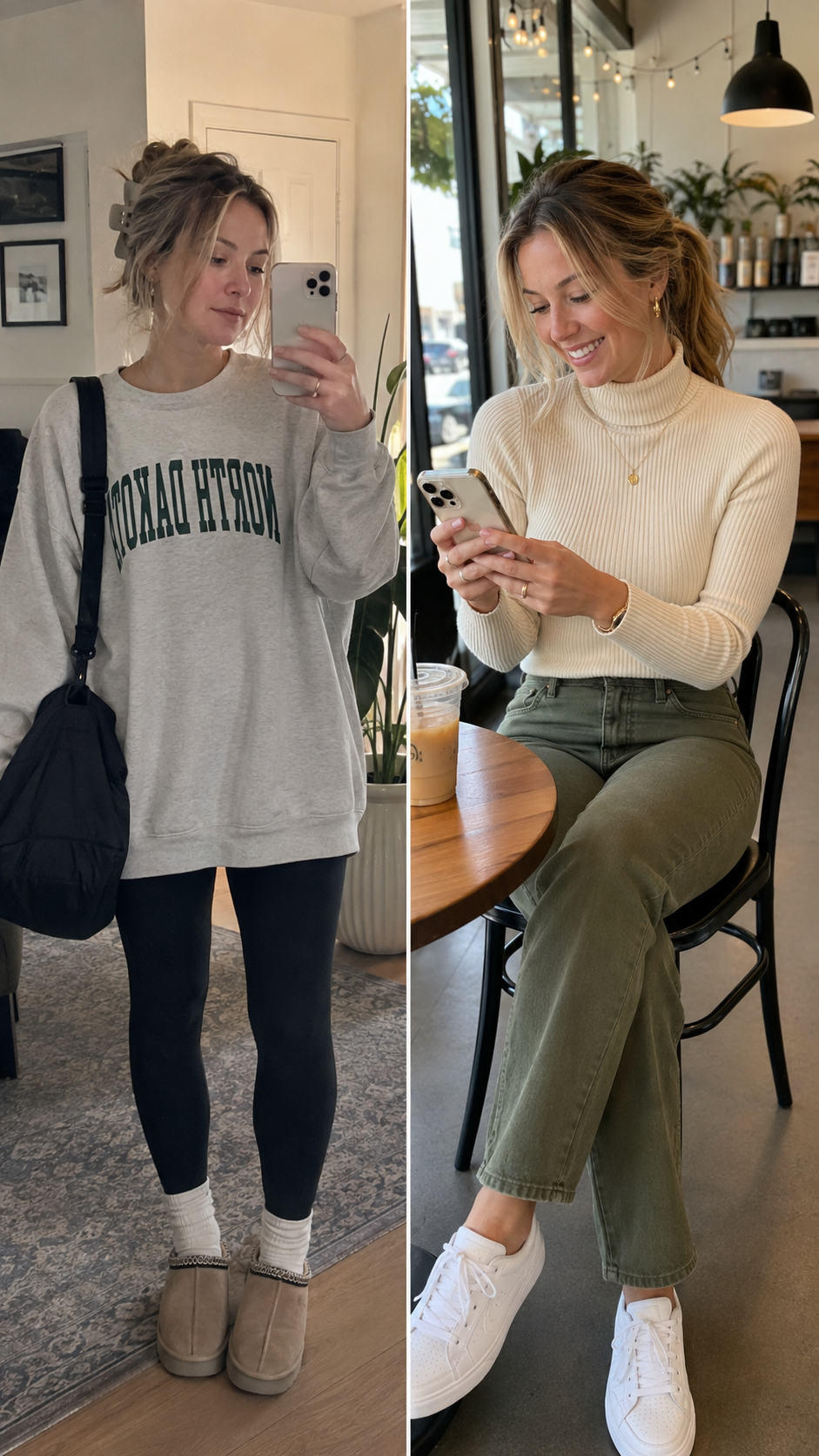 Claire before and after