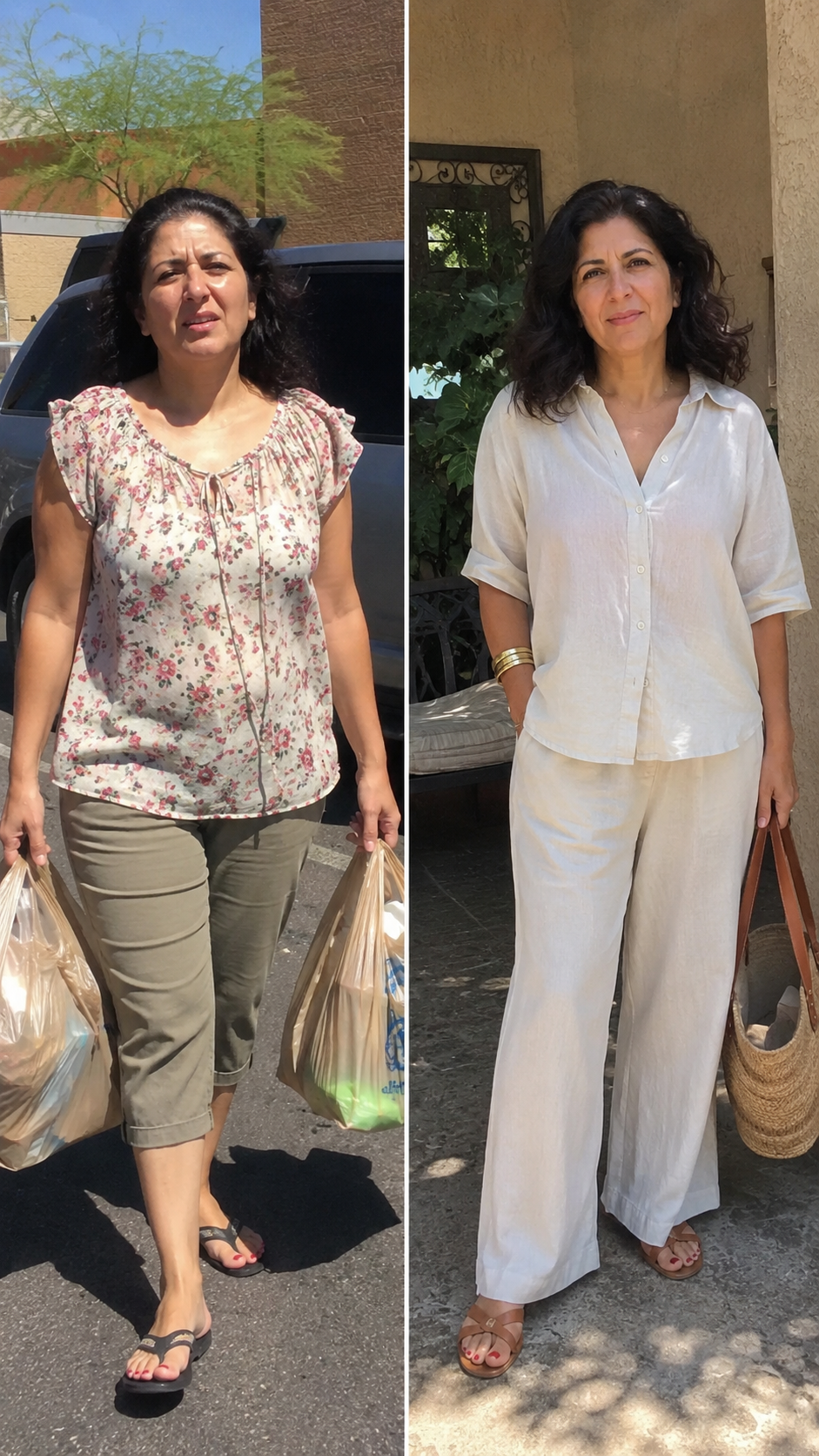 Fatima before and after