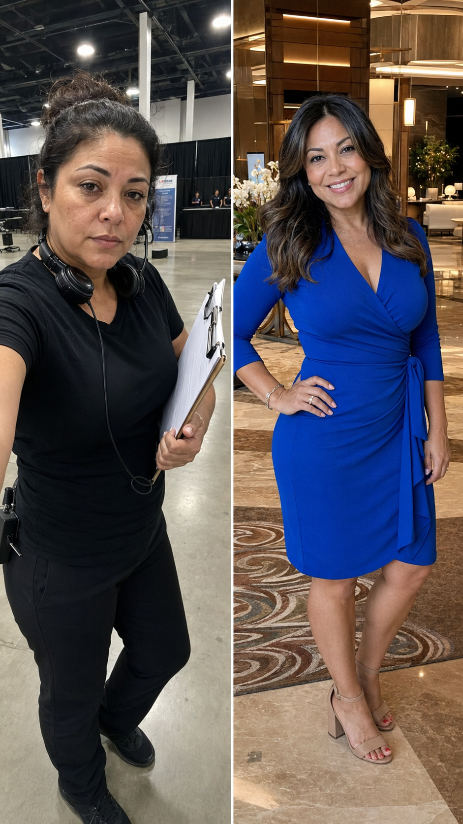 Kayla before and after