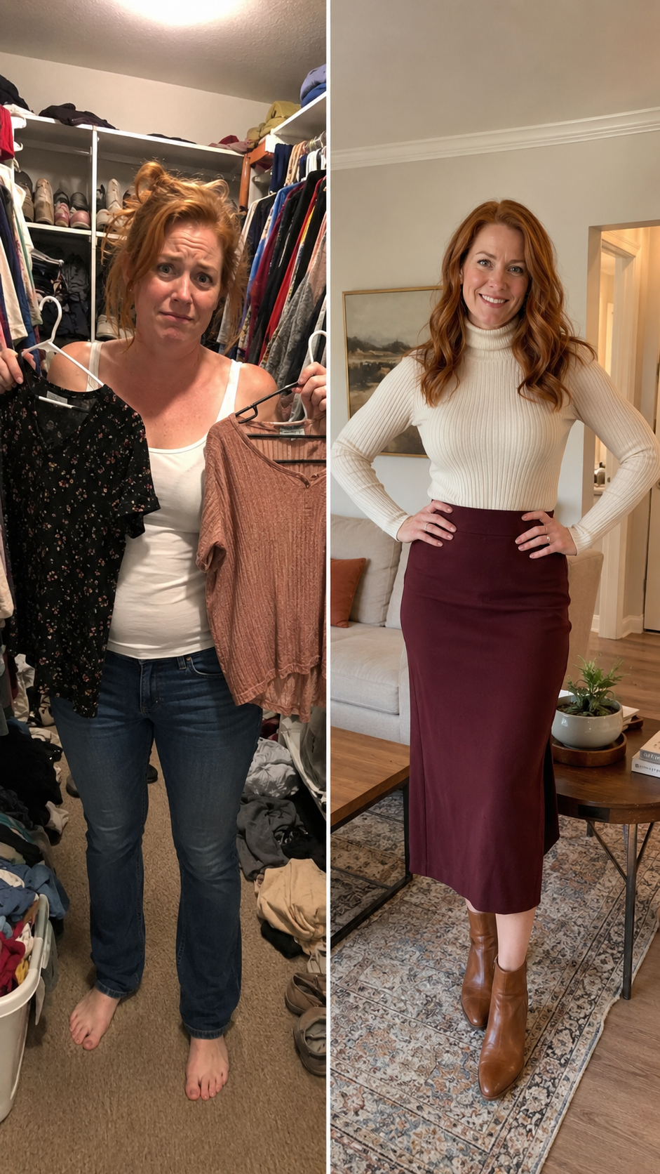 Tanya before and after